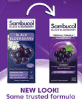 Sambucol Black Elderberry Syrup - Sambucus Elderberry Syrup, Black Elderberry Liquid, Immune Support, Elderberry Syrup For Kids And Adults, High Antioxidants, Gluten - Original Formula, 4 Fl Oz