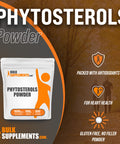 BulkSupplements Phytosterols Powder - Phytosterol Supplement, Plant Sterols Powder - - 1000mg , 500 Servings (500 Grams - 1.1 lbs)