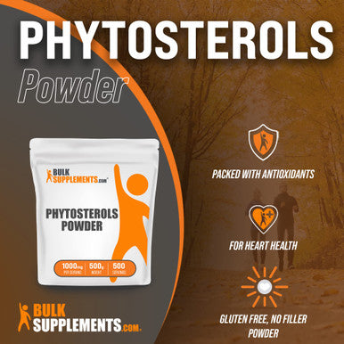 BulkSupplements Phytosterols Powder - Phytosterol Supplement, Plant Sterols Powder - - 1000mg , 500 Servings (500 Grams - 1.1 lbs)
