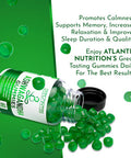 Atlantis Nutrition Ashwagandha Gummies - 1500 Mg Per Serving - Promotes Calmness, Improves Mood, Boosts Energy Levels & Strengthens Immune System - Formulated With Vitamin D & Zinc - Vegan Ashwagandha Gummies 60 Count
