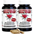 Kroeger Herb Wormwood Combination Vegetarian Capsules, 100 Count - Pack Of 2