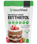 So Nourished Erythritol Sweetener Granular - Keto Sugar Substitute - 0 Calorie, 0 Net Carb, Non-GMO (5 lbs / 80 oz)