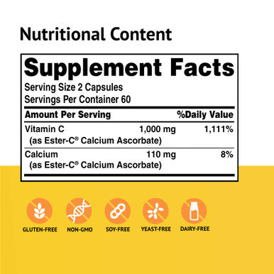 American Health Ester-C 500Mg 120 Capsules