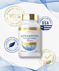 Carlyle Astaxanthin 12Mg | 120 Softgels | Supplement From Microalgae | With Coconut Oil | Non-Gmo & Gluten Free