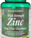 Holland & Barrett High Strength Zinc 15mg (Zinc Gluconate)