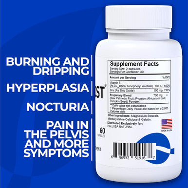 Pr stata Inflamada - Prostatitis - Pastillas Para La Pr stata - Hallprost 60 Capsulas