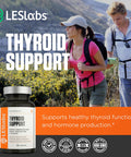 Les Labs Thyroid Support Metabolic Health, Thyroid Hormone Production, Energy & Focus Iodine, L-Tyrosine, Ashwagandha, Selenium & Turmeric Non-Gmo Supplement 60 Capsules
