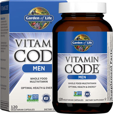 Garden of Life Vitamin Code Men's Multivitamin 120VC