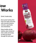 Force Factor Total Beets Superfood Ss for Healthy All-Day Stamina, Energy Drink Alternative with Beet Root Powder, Vitamins, & Antioxidants, Nitric Oxide Energy S, Berry, 3 Fl Oz (6-Pack)