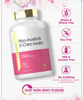 Carlyle Myo-Inositol & D-Chiro Inositol 2060Mg | 150 Capsules | Non-Gmo, Gluten Free Supplement