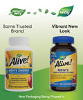 Natures Way Alive Mens 50+ Complete Multivitamin High Potency B-Vitamins 50 Tablets