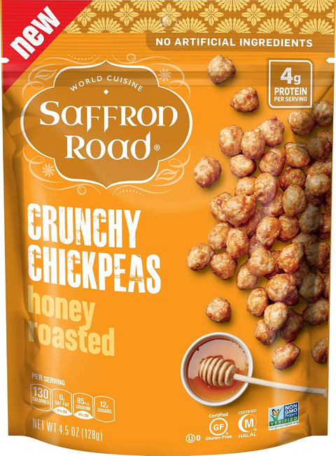 SAFFRON ROAD Organic Sea Salt Chickpeas 5.4 Ounce