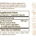 Solgar Tart Cherry 1000 Mg 90 Vegetable Capsules - Antioxidant With Quercetin Chlorogenic Acid & Anthocyanins Compounds - Non Gmo Vegan Gluten Free Dairy Free - 90 Servings