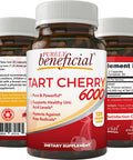 Tart Cherry Capsules 6000 mg - Montmorency Cherry, Extra Strength, Raw, Non-GMO, 120 Capsules(Vegetarian)
