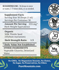 Pure Mountain Botanicals Milk Thistle Extract - Vegan, Kosher Certified Liquid Formula - Made With 333Mg Organic Milk Thistle Tincture - 1 Fl Oz Bottle