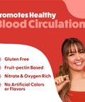 Feel Great Vitamins Organic Beet Root Powder Supplements (Tablets) Beets Nitric Oxide Supplement Red Beet Powder Support Healthy Circulation With Natural Nitrates For Natural Energy