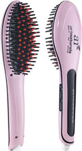 ArtNaturals Brush Hair Straightener, Best Anti Scald Anti Static Ceramic Heating Brush, Instant Magic Silky Straight Hair Styling, Ion Hair Care, Massage Straightening Irons, Detangling Hair Brush