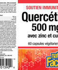 Natural Factors Quercetin 500 mg with Zinc and Copper for Added Immune Support 60 Count