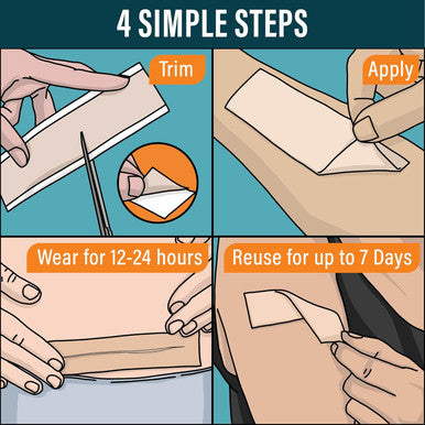 Nuvadermis Silicone Scar Tape For Surgical Scars - 120" X 1.5" Roll - Extra Long Medical Grade Silicone Scar Tape For C-Section, Tummy Tuck, Keloid, And Surgical Scars - Reusable Tape Strips - 1 Pack