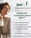 Acebiome BNRThin Pro Probiotic Lactobacillus Gasseri BNR17 10 Billion CFU d Digestive Health 30 Capsules