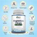 Magnesium Citrate 200mg | 180 Tablets for 6 Month Supply of Magnesium Tablets | Made in The UK by Nu U Nutrition