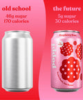 Poppi Sparkling Prebiotic Soda Beverage with Apple Cider Vinegar Seltzer Water and Fruit Juice Raspberry Rose Flavor 12 oz Pack of 12