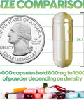 Xprs Nutra Size 0 Empty Capsules - Clear Empty Gelatin Capsules - Empty Pill Capsules for DIY Capsule Filling - Fillable Pure Bovine Pill Capsules Empty Gel Caps Pills (10000 Count)