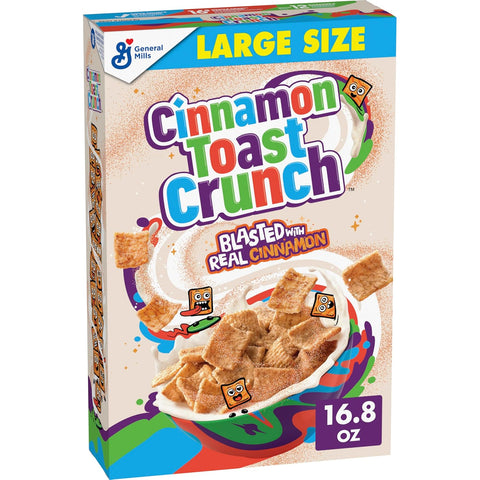 Cinnamon Toast Crunch Breakfast Cereal Cup, Single Serve Cereal, 2 oz (Pack of 12)
