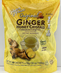 Prince Of Peace Instant Ginger Honey Crystals Family Value Pack 60 Sachets 18G Per Sachets (Total 38Oz/ 1080G) By