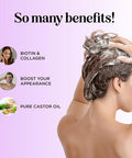 Advanced Biotin Shampoo For Hair Growth - Biotin Shampoo For Thinning Hair And Hair Loss With Black Castor Caffeine Collagen And Rosemary Oil For Hair Growth - Thickening Shampoo For Men And Women