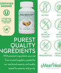 Maxi Health - Multivitamin For Women & Men - Daily Mens & Womens Vitamins With 30 Nutrients Including Iron, Zinc, Probiotics, Immune Support Vitamins & More - Easy To Swallow Maxicaps, 120 Capsules