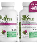 Bronson Milk Thistle 1000mg Silymarin Marianum and Dandelion Root Liver Health Support 120 Capsules