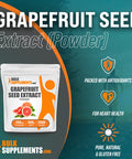 BulkSupplements Grape Seed Extract Powder - Grape Supplements, Citrus Seed Extract - 250mg , Antioxidants Supplement, (500 Grams - 1.1 lbs)