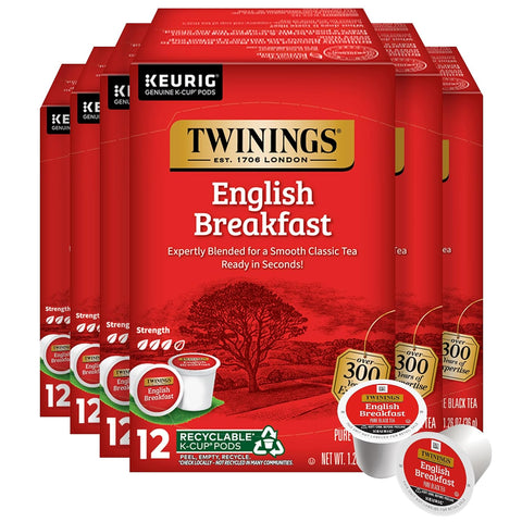 Twinings Sleep Herbal Tea K-Cup Pods for Keurig, 24 CT Box (Pack of 1) | Formerly Nightly Calm, Relaxing Camomile, Spearmint & Lemongrass, Caffeine-Free, For Single-Serve Brewers, Enjoy Hot or Iced