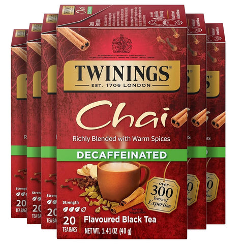 Twinings Lemon & Ginger, Caffeine-Free Herbal Tea Bags, 100 CT Box (1 Pack) | Spicy & Tangy, Ginger, Lemon Peel, Lemongrass, Blackberry Leaves, Soothe Digestion, 100 Foil Lined Individually Wrapped Bags