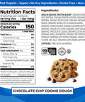 Orgain Organic Plant Based Protein Bar Chocolate Chip Cookie Dough 10g of Protein Vegan Gluten Non Dairy Soy Lactose Kosher NonGMO 1.41 Ounce 12 Count