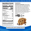 Orgain Organic Plant Based Protein Bar Chocolate Chip Cookie Dough 10g of Protein Vegan Gluten Non Dairy Soy Lactose Kosher NonGMO 1.41 Ounce 12 Count