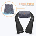 Snailax Shiatsu Neck And Shoulder Massager - Back Massager With Heat, Deep Kneading Electric Massage Pillow For Neck, Back, Shoulder,Foot,Body
