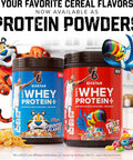 Six Star Whey Protein Powder Plus Kellogg'S Froot Loops & Frosted Flakes Flavors 30G Protein Muscle Builder For Men & Women 1.8Lb Each