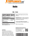 BulkSupplements Rutin Powder - Dietary Supplement, Antioxidants Source - from Sophora Japonica, Soy Free - 500mg , 200 Servings (100 Grams - 3.5 oz)