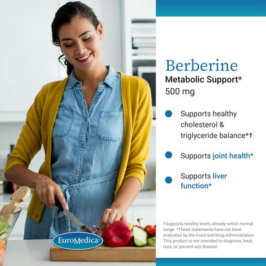 Euromedica Berberine 500 Mg - 60 Capsules
