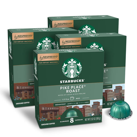 Starbucks by Nespresso Vertuo, Blonde & Medium Roast Variety Pack Coffee, 30-count Coffee Pods, Brews 7.8 oz.