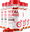(5 Pack) Vital Surge Max, Vital Surge Gummies Max For Men Support, 1050 Mg Advanced Max Strength Formula, Vitalsurge Max Gummies, Vital Surge Max Male Performance, Vital Surge Max Mens Gummies