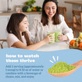 Organifi Kids: Easy Greens - Probiotics For Kids Made With A Delicious Blend Of Vegetables And Superfoods - Plant-Based, Vegan, And No Gluten, Dairy, Or Soy, 15 Servings