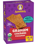 Annie's Organic Graham Crackers, Cinnamon, Made With Whole Grain, 14.4 oz