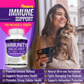 10 In 1 Immunity Boost Immune Support Supplement 1650Mg Made With Elderberry, Vitamin C, Zinc, Echinacea & Probiotics For Immune System Booster, Support Healthy Respiratory System, 2X 60 Capsule