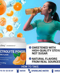 Dr. Berg's Original Keto Electrolytes Powder 50 Servings Zero Artificial Ingredients Sugar Free Electrolyte Powder No Maltodextrin Hydration Powder Tangerine