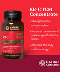 Nature'S Sunshine Kb-C, Chinese Tcm Concentrate, 30 Capsules | Strengthens The Urinary System, Supports The Structural System