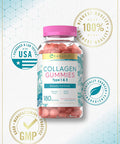 Carlyle Collagen Gummies | 180 Count | Type 1 & 3 | Strawberry Flavor Beauty Supplement | Hydrolyzed Collagen for Women & Men | Non-GMO, Gluten Free