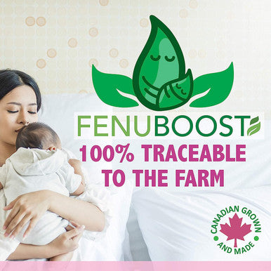 FENUBOOST - Fenugreek Breastfeeding Supplement - 100% Grown & Made in Canada - Lactation Breast Milk Support - 160 count Vegan Capsules